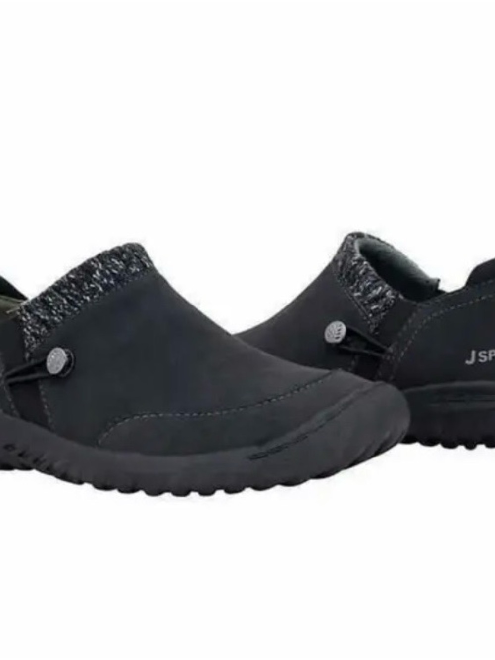 JSport by Jambu Women's Black Slip-On Flats